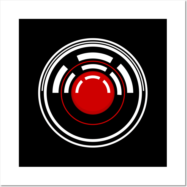 Hal 9000 Wall Art by Woah_Jonny